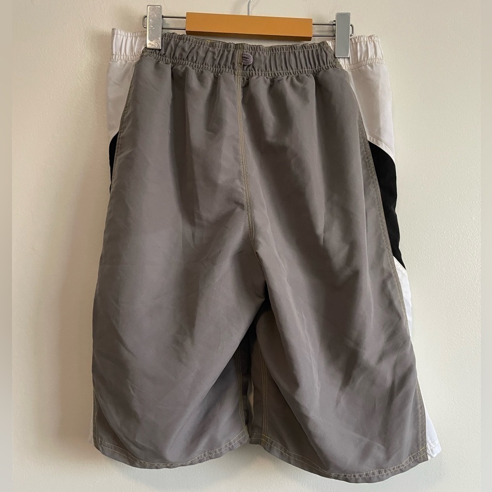Green Dog Grey & Black Men’s Swim Shorts - Picture 5 of 7